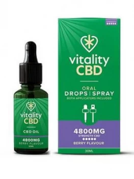 Image of Vitality CBD Vitality CBD Oral Drops,Spray Berry 4800mg 30ml Multi, Women