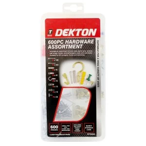 image of Dekton 600 Piece Assorted Hardware Set