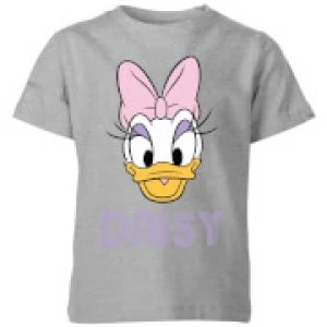 image of Disney Daisy Face Kids T-Shirt - Grey - 11-12 Years