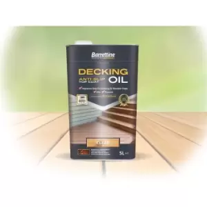 image of Barrettine Anti Slip Decking Oil - Clear - 2.5L - Clear