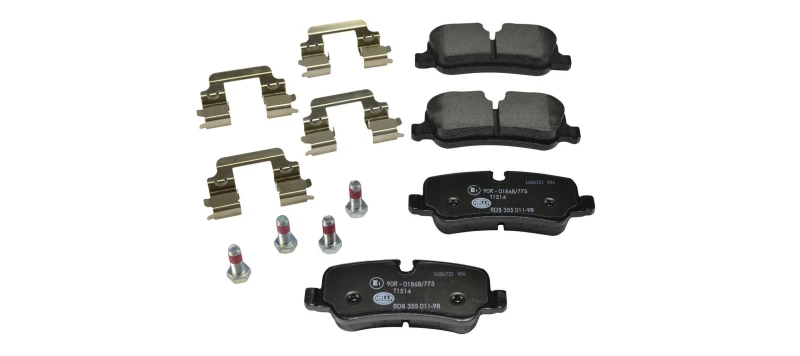 Image of HELLA Brake pad set HELLA 8DB 355 011-981