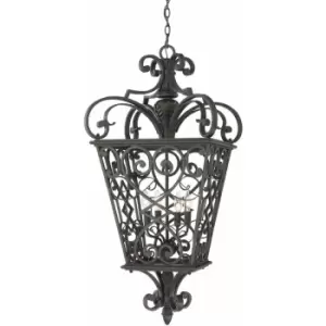Image of Loops - 1 Bulb Ceiling Pendant Light Fitting Marcado Black LED E14 60W Bulb