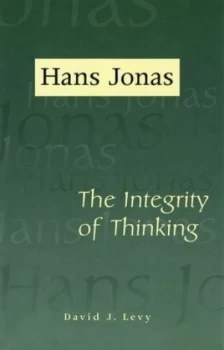 Image of Hans Jonas by David J. Levy Hardback