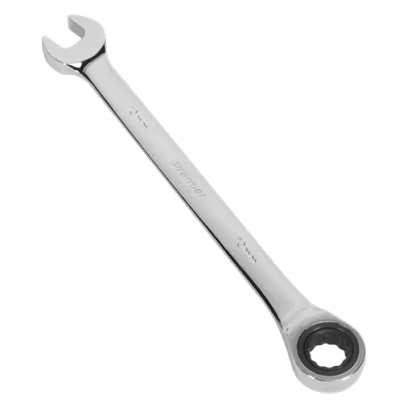 Image of Genuine SEALEY RCW10 Ratchet Combination Spanner 10mm