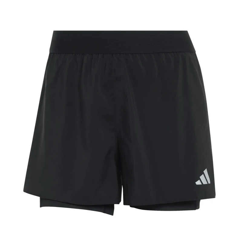 Image of Womens 2-in-1 shorts adidas Essentials Noir Female S