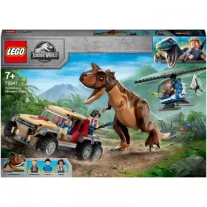 image of LEGO Jurassic World: Carnotaurus Dinosaur Chase Toy (76941)