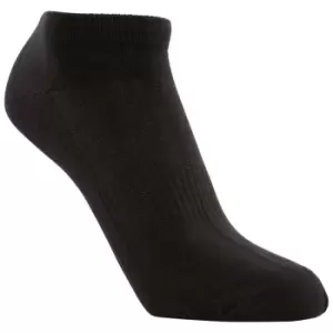 image of Trespass Unisex Adult Orbital Liner Socks (Pack of 5) (4 UK-7 UK) (Black)