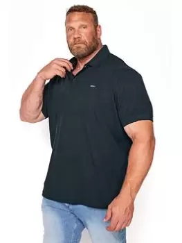 Image of BadRhino Essential Plain Polo Shirt - Navy, Size 1Xl, Men