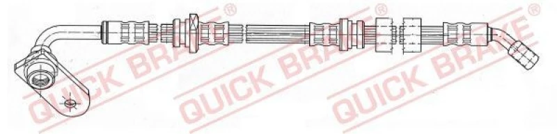 Image of QUICK BRAKE Brake hose QUICK BRAKE 59.914