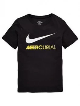 image of Nike Boys Dry Youth Neymar Junior Tee Black Size L