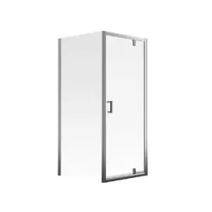 image of Aqualux Pivot Door and Side Panel Shower Enclosure Package - 900 x 900mm