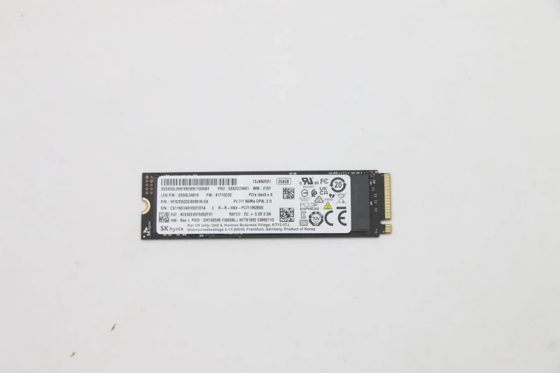 Image of Lenovo 5SS0V26441 internal solid state drive M.2 256GB PCI Express 3.