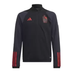 image of 2022-2023 Belgium Training Top (Black) - Kids