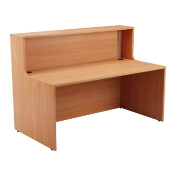 image of Reception Unit 1400 - Beech Sides with Beech Top Version 2