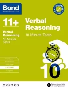 Image of Bond 11+: Bond 11+ Verbal Reasoning 10 Minute Tests with Answer Support 8-9 years