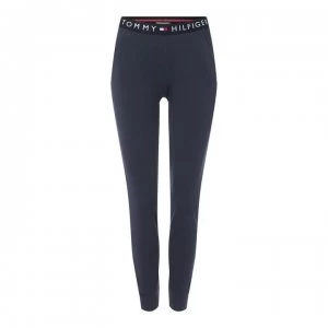 Image of Tommy Bodywear Logo Cuffed Joggers - Navy Blazer 416