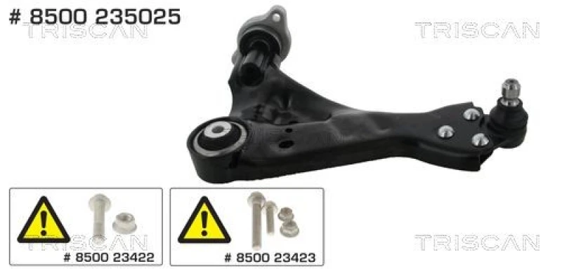 Image of TRISCAN Suspension arm TRISCAN 8500 235025