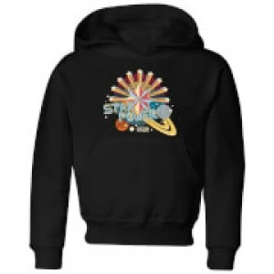 Image of Captain Marvel Star Power Kids Hoodie - Black - 11-12 Years