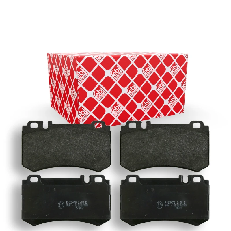 Image of FEBI BILSTEIN 16475 Brake pad set Rear Axle, prepared for wear warning indicator Brake Pad Set,disc brake (402)