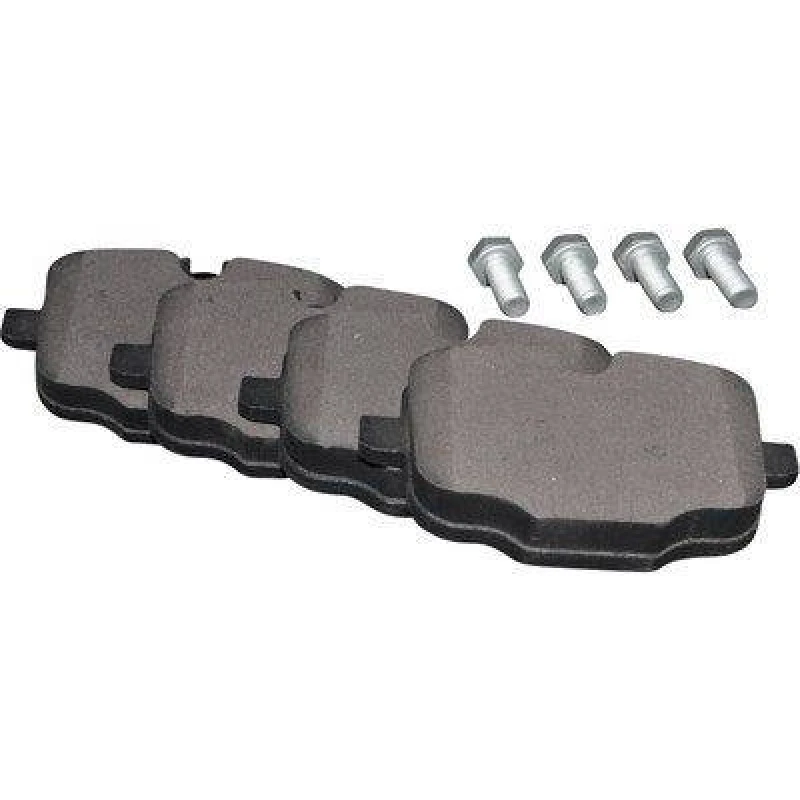 Image of JP GROUP 1463701710 Brake pad set JP Rear Axle, prepared for wear warning indicator Brake Pad Set,disc brake (402)