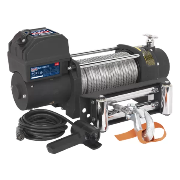 image of Sealey SRW4300 Self Recovery Winch 4300kg Line Pull 12V