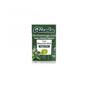 image of Ricola Sugar Free Mountain Mint Swiss Herbal Sweets - 45g