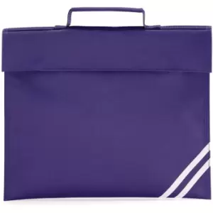 image of Quadra Classic Book Bag - 5 Litres (One Size) (Purple)