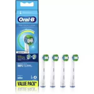 Image of Oral B Precision Clean CleanMaximiser Replacement Heads Toothbrush 4Pcs