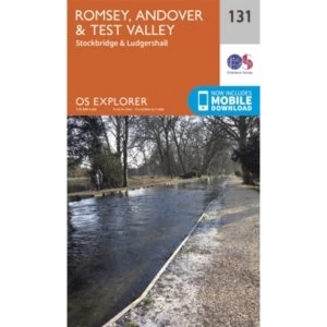 Image of Romsey, Andover and Test Valley by Ordnance Survey (Sheet map, folded, 2015)