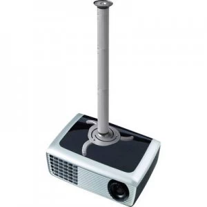Image of NewStar BEAMER-C200 Projector ceiling mount Tiltable Max. distance to floor/ceiling: 98cm Silver
