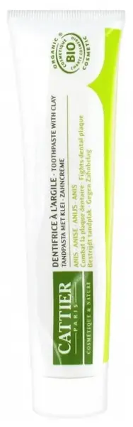 image of Cattier Paris Dentargile Clay Anise Toothpaste 75ml