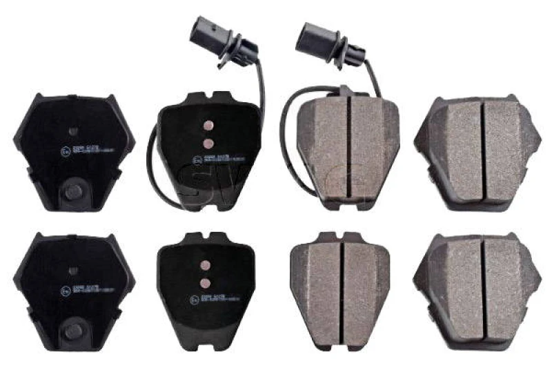 Image of SWAG 30 11 6218 Brake pad set Front Axle, incl. wear warning contact Brake Pad Set,disc brake (402)