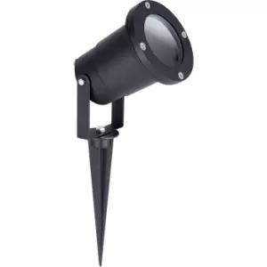 Image of Luceco Decorative GU10 Spike Light IP54 Max 35W in Black Aluminium