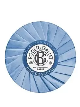 image of Roger & Gallet Roger & Gallett Heritage Collection Sandalwood Soap 100g, Blue, Women