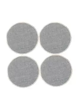 Image of Creative Tops Jute Grey Set Of 4 Placemats