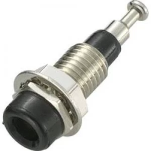 image of Fuse connector Socket vertical vertical Pin diameter 2mm Black