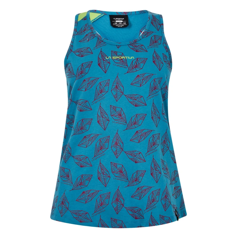 Image of La Sportiva Leaf Tank Top Ladies Topaz Red female 8 (XS)