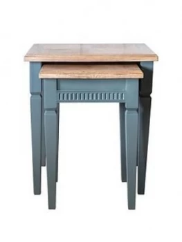 image of Hudson Living Bronte Nest Of Tables - Blue