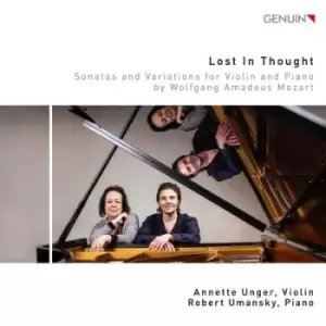 Image of Wolfgang Amadeus Mozart Lost in Thought Sonatas and Variations for Violin and Piano by Wolfgang Amadeus Mozart CD Album