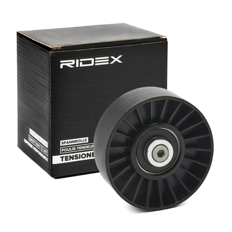 Image of Deflection / guide pulley, V-ribbed belt RIDEX 312D0113