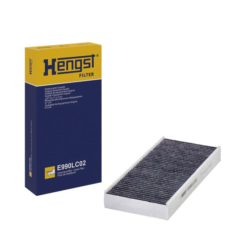 Image of HENGST FILTER E990LC02 Pollen filter Activated Carbon Filter Filter,interior air (424)