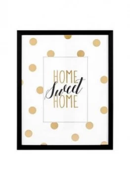 Image of Glam Home Sweet Home Framed Wall Art