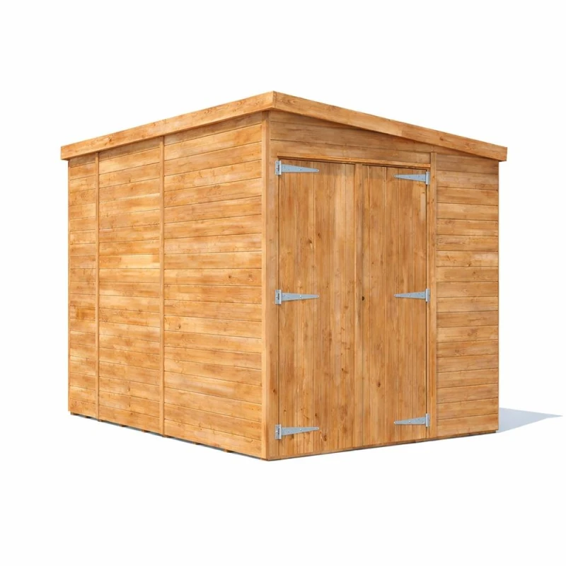 Image of Dunster House Wooden Shed Garden Storage 1.8 X 3M (6' X 10') 15mm Walls Pent Roof, Overlord Modular