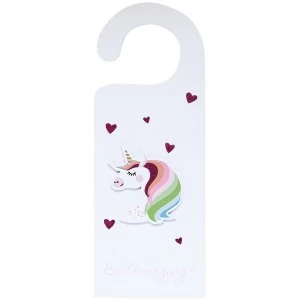 Image of Arora Kids Door Hanger Unicorn