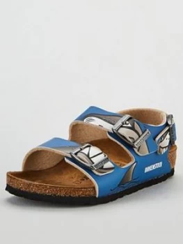 image of Birkenstock Boys Blue Milano Sandal, Blue, Size 7 Younger