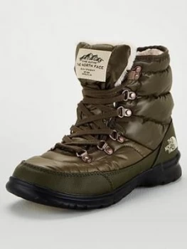 image of The North Face Thermoball Lace II Boot - Taupe , Taupe, Size 3, Women