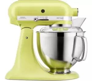 Image of KitchenAid Artisan 5KSM185PSBKG Stand Mixer - Kyoto Glow, Yellow,Green