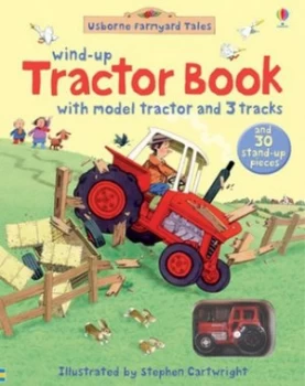Image of Farmyard Tales Wind-Up Tractor Book by Stephen Cartwright Hardback