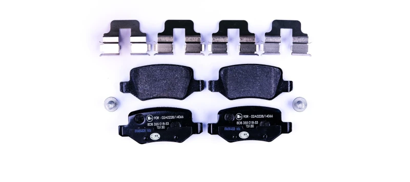 Image of HELLA Brake pad set HELLA 8DB 355 018-531