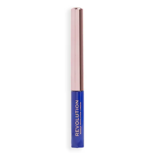 image of Makeup Revolution Super Flick Liquid Eyeliner 2.4ml (Various Shades) - Blue